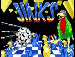 Title screen of Jinks on the Commodore Amiga.