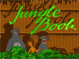 Title screen of Jungle Book, The on the Commodore Amiga.