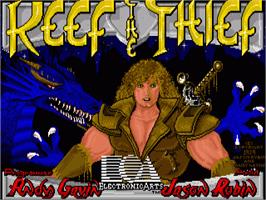 Title screen of Keef the Thief: A Boy and His Lockpick on the Commodore Amiga.