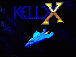 Title screen of Kelly X on the Commodore Amiga.