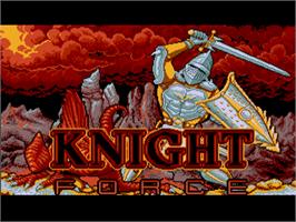 Title screen of Knight Force on the Commodore Amiga.