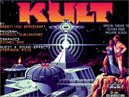 Title screen of Kult on the Commodore Amiga.