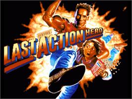 Title screen of Last Action Hero on the Commodore Amiga.