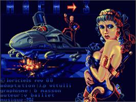Title screen of Mach 3 on the Commodore Amiga.