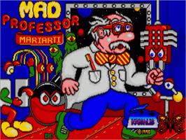 Title screen of Mad Professor Mariarti on the Commodore Amiga.