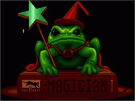 Title screen of Magician on the Commodore Amiga.