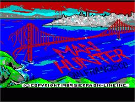 Title screen of Manhunter 2 - San Francisco on the Commodore Amiga.
