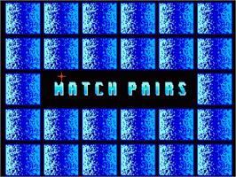 Title screen of Match Pairs on the Commodore Amiga.