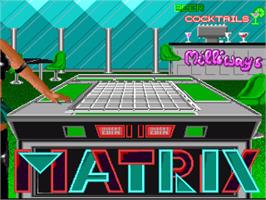 Title screen of Matrix on the Commodore Amiga.