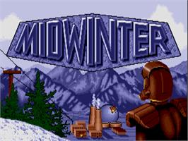 Title screen of Midwinter on the Commodore Amiga.