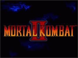 Title screen of Mortal Kombat 2 on the Commodore Amiga.