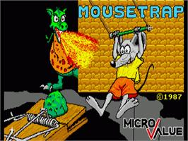 Title screen of Mouse Trap on the Commodore Amiga.
