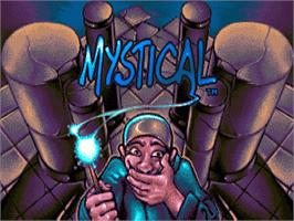 Title screen of Mystical on the Commodore Amiga.