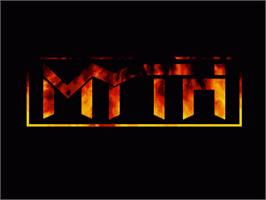 Title screen of Myth (Magnetic Scrolls) on the Commodore Amiga.