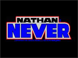 Title screen of Nathan Never on the Commodore Amiga.
