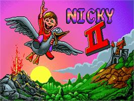 Title screen of Nicky 2 on the Commodore Amiga.