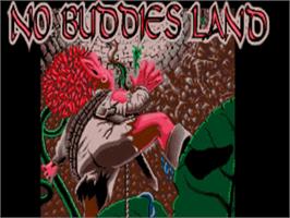 Title screen of No Buddies Land on the Commodore Amiga.