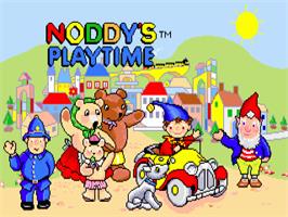 Title screen of Noddy's Playtime on the Commodore Amiga.