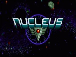 Title screen of Nucleus on the Commodore Amiga.