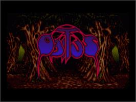 Title screen of Obitus on the Commodore Amiga.