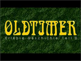 Title screen of Oldtimer - Erlebte Geschichte Teil 2 on the Commodore Amiga.