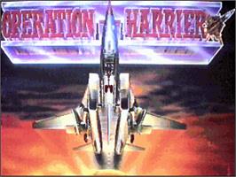 Title screen of Operation Harrier on the Commodore Amiga.