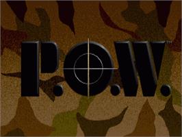 Title screen of P.o.w. on the Commodore Amiga.
