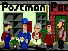Title screen of Postman Pat on the Commodore Amiga.