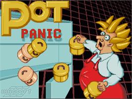Title screen of Pot Panic on the Commodore Amiga.