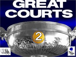 Title screen of Pro Tennis Tour 2 on the Commodore Amiga.