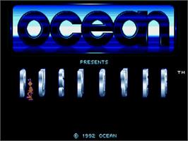 Title screen of Push-over on the Commodore Amiga.