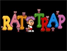 Title screen of Rat Trap on the Commodore Amiga.
