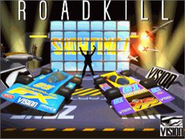 Title screen of Roadkill on the Commodore Amiga.