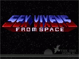 Title screen of Sex Vixens from Space on the Commodore Amiga.