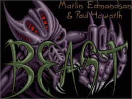 Title screen of Shadow of the Beast on the Commodore Amiga.