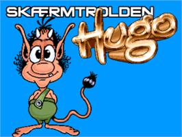 Title screen of Skaermtrolden Hugo on the Commodore Amiga.