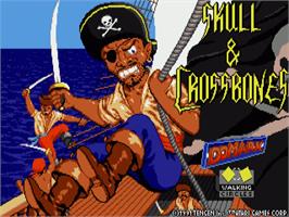 Title screen of Skull & Crossbones on the Commodore Amiga.