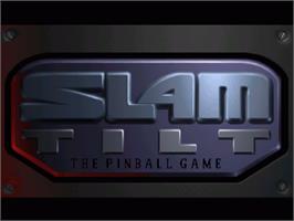 Title screen of Slam Tilt on the Commodore Amiga.