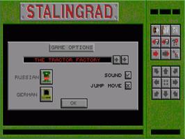 Title screen of Stalingrad on the Commodore Amiga.
