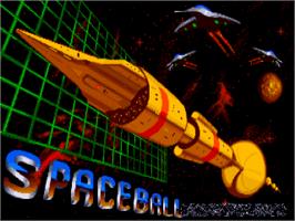 Title screen of Starball on the Commodore Amiga.