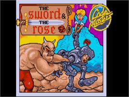 Title screen of Sword And The Rose, The on the Commodore Amiga.