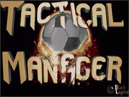 Title screen of Tactical Manager on the Commodore Amiga.