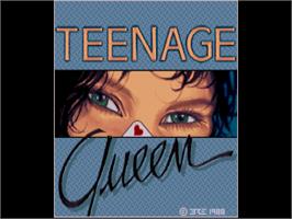 Title screen of Teenage Queen on the Commodore Amiga.