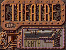 Title screen of Theatre of Death on the Commodore Amiga.