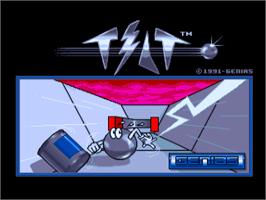 Title screen of Tilt on the Commodore Amiga.