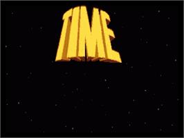 Title screen of Time on the Commodore Amiga.