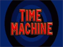 Title screen of Time Machine on the Commodore Amiga.