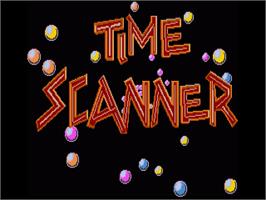 Title screen of Time Scanner on the Commodore Amiga.