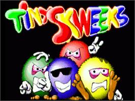 Title screen of Tiny Skweeks on the Commodore Amiga.