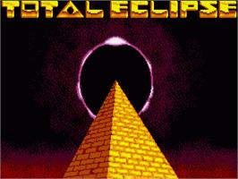 Title screen of Total Eclipse on the Commodore Amiga.
